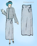 Ladies Home Journal 2988: 1920s Uncut Misses Skirt 28 W Vintage Sewing Pattern