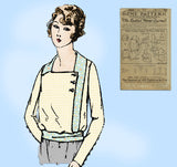Ladies Home Journal 2989: 1920s Uncut Misses Blouse Vintage Sewing Pattern
