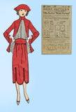 Ladies Home Journal 2990: 1920s Uncut Misses Skirt 26 W Vintage Sewing Pattern