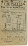 Ladies Home Journal 2990: 1920s Uncut Misses Skirt 26 W Vintage Sewing Pattern