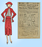 Ladies Home Journal 2990: 1920s Uncut Misses Skirt 26 W Vintage Sewing Pattern