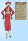 Ladies Home Journal 2990: 1920s Uncut Misses Skirt 30 W Vintage Sewing Pattern