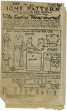 Ladies Home Journal 3005: 1920s Uncut Dinner Dress Sz 40B Vintage Sewing Pattern