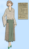 Ladies Home Journal 3010: 1920s Uncut Misses Skirt 26 W Vintage Sewing Pattern