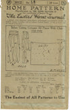 Ladies Home Journal 3012: 1920s Uncut Fancy Skirt Sz 25 W Vintage Sewing Pattern