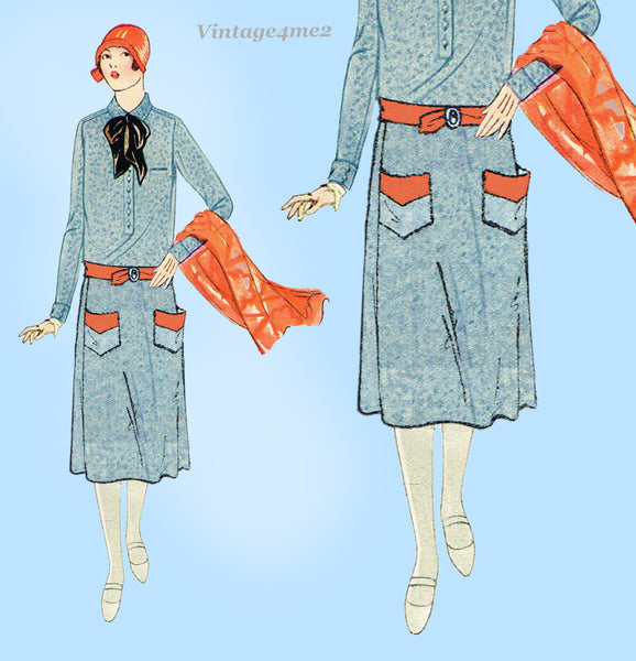 Ladies Home Journal 3018: 1920s Uncut Misses Skirt Sz 28 W Vintage Sewing Pattern
