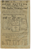 Ladies Home Journal 3030: 1920s Uncut Misses Skirt 26 W Vintage Sewing Pattern