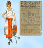 Ladies Home Journal 3030: 1920s Uncut Misses Skirt 28 W Vintage Sewing Pattern