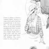Ladies Home Journal 3032: 1920s Uncut Misses Blouse Sz 34 B Vintage Sewing Pattern