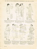 Ladies Home Journal 3041: 1920s Uncut Misses Box Coat Sz 38 B VTG Sewing Pattern