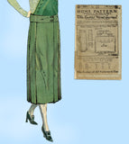Ladies Home Journal 3051: 1920s Uncut Misses Skirt 26 W Vintage Sewing Pattern