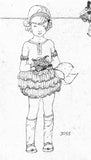 Ladies Home Journal 3055: 1920s Uncut Girls Party Dress Vintage Sewing Pattern