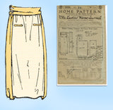 Ladies Home Journal 3056: 1920s Uncut Misses Skirt 26 W Vintage Sewing Pattern