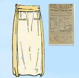Ladies Home Journal 3056: 1920s Uncut Misses Skirt 26 W Vintage Sewing Pattern