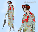 Ladies Home Journal 3065: 1920s Uncut Misses Day Dress Vintage Sewing Pattern