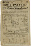 Ladies Home Journal 3065: 1920s Uncut Misses Day Dress Vintage Sewing Pattern 36B