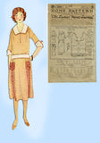 Ladies Home Journal 3081: 1920s Uncut Day Dress Size 34 B Vintage Sewing Pattern