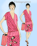 Ladies Home Journal 3082: 1920s Rare Uncut Bathing Suit 36 B VTG Sewing Pattern