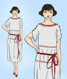 Ladies Home Journal 3111: 1920s Uncut Misses Dress Sz 32B Vintage Sewing Pattern