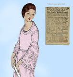Ladies Home Journal 3113: 1920s Uncut Misses Party Dress 34 B VTG Sewing Pattern