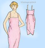 Ladies Home Journal 3118: 1920s Uncut Misses Evening Dress 38B Sewing Pattern