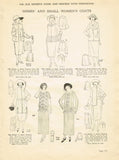 Ladies Home Journal 3132: 1920s Uncut Misses Coat Sz 35 B Vintage Sewing Pattern
