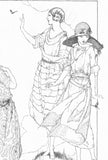 Ladies Home Journal 3156: 1920s Uncut Misses Dress Sz 36B Vintage Sewing Pattern