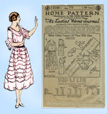 Ladies Home Journal 3156: 1920s Uncut Misses Dress Sz 36B Vintage Sewing Pattern
