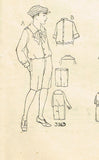 Ladies Home Journal 3163: 1920s Uncut Toddler Boys Suit Sz 6 VTG Sewing Pattern