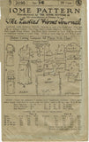 Ladies Home Journal 3195: 1920s Uncut Misses Dress 36 B Vintage Sewing Pattern