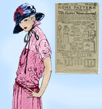 Ladies Home Journal 3197: 1920s Uncut Misses Dress 40 B Vintage Sewing Pattern