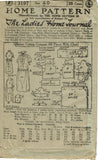 Ladies Home Journal 3197: 1920s Uncut Misses Dress 40 B Vintage Sewing Pattern
