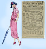 Ladies Home Journal 3197: 1920s Uncut Misses Dress 40 B Vintage Sewing Pattern