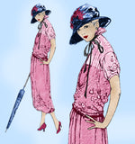 Ladies Home Journal 3197: 1920s Uncut Misses Dress 40 B Vintage Sewing Pattern