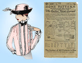Ladies Home Journal 3209: 1920s Uncut Misses Blouse 34B Vintage Sewing Pattern