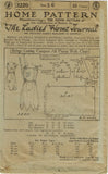 Ladies Home Journal 3220: 1920s Uncut Evening Dress 34 B Vintage Sewing Pattern