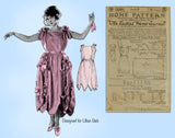 Ladies Home Journal 3220: 1920s Uncut Evening Dress 34 B Vintage Sewing Pattern