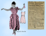Ladies Home Journal 3220: 1920s Uncut Evening Dress 35 B Vintage Sewing Pattern