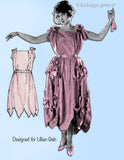 Ladies Home Journal 3220: 1920s Uncut Evening Dress 34 B Vintage Sewing Pattern