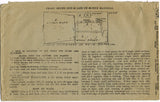 Ladies Home Journal 3229: 1920s Uncut Misses Skirt 26 W Vintage Sewing Pattern