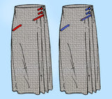 Ladies Home Journal 3229: 1920s Uncut Misses Skirt 26 W Vintage Sewing Pattern