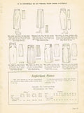 Ladies Home Journal 3230: 1920s Uncut Misses Skirt Sz 26W Vintage Sewing Pattern