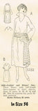 Ladies Home Journal 3232: 1920s Uncut Plus Size Dress 40B Vintage Sewing Pattern