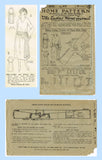 Ladies Home Journal 3232: 1920s Uncut Plus Size Dress 40B Vintage Sewing Pattern