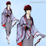 Ladies Home Journal 3242: 1920s Rare Uncut Cape Fits All Vintage Sewing Pattern