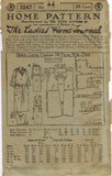 Ladies Home Journal 3247: 1920s Uncut Guimpe Dress Sz 44B Vintage Sewing Pattern