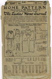 Ladies Home Journal 3247: 1920s Uncut Guimpe Dress Vintage Sewing Pattern