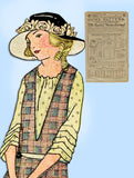 Ladies Home Journal 3247: 1920s Uncut Guimpe Dress Vintage Sewing Pattern