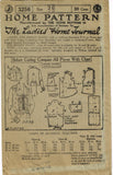 Ladies Home Journal 3256: 1920s Uncut Misses Blouse 36 B Vintage Sewing Pattern