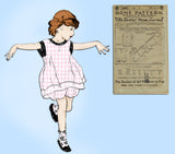 Ladies Home Journal 3260: 1920s Baby Girls Romper Dress Sz 1 VTG Sewing Pattern